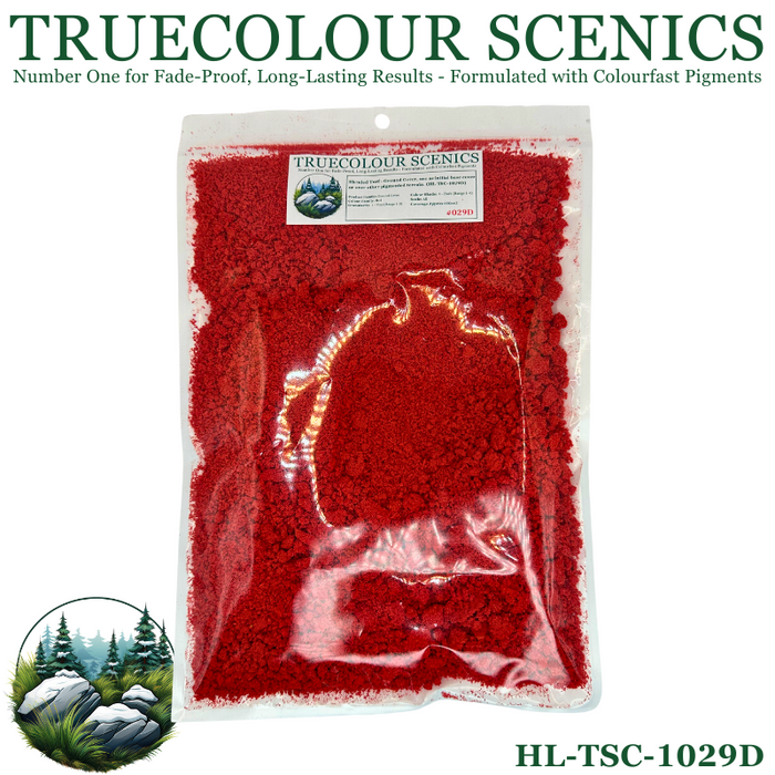 Truecolour Scenics Blended Turf Ground Cover Fine Dark Red - Hobby City NZ (8864963526893)