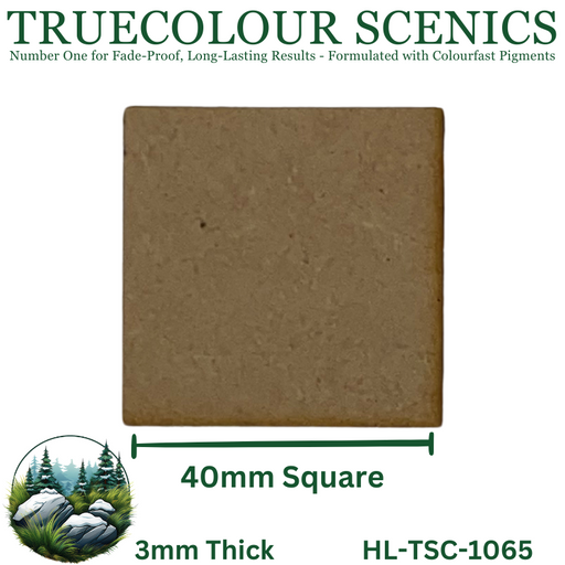 Truecolour Scenics Miniture Base (MDF) - Square - 40mm(W) x 40mm(L) x 3mm(H) (8903773257965)