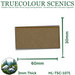 Truecolour Scenics Miniture Base (MDF) - Rectangle - 30mm(W) x 60mm(L) x 3mm(H) (8903773585645)