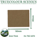 Truecolour Scenics Miniture Base (MDF) - Rectangle - 40mm(W) x 50mm(L) x 3mm(H) (8903773683949)