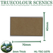 Truecolour Scenics Miniture Base (MDF) - Rectangle - 40mm(W) x 70mm(L) x 3mm(H) (8903773782253)