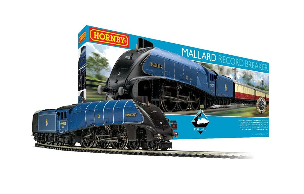 Hornby R1282 Train Set: Mallard Record Breaker (8191633195245)