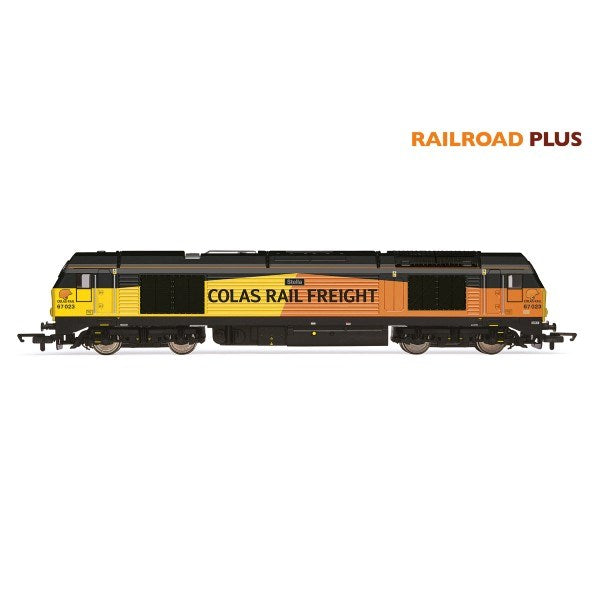 Hornby R30184 RailRoad Plus Colas Rail Class 67 Co-Co - Era 10 (8176227188973)