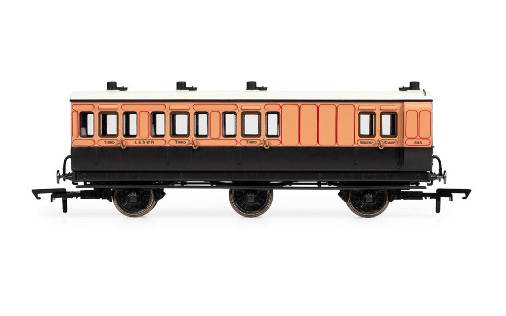 Hornby R40289 LSWR 6WC 1st CL. 490 (8324808212717)