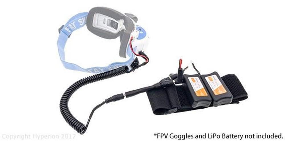 Hyperion HP-FPGOGPOWCBL2-SET FPV Headset Universal Battery Armband Holder + Exte (7537756897517)