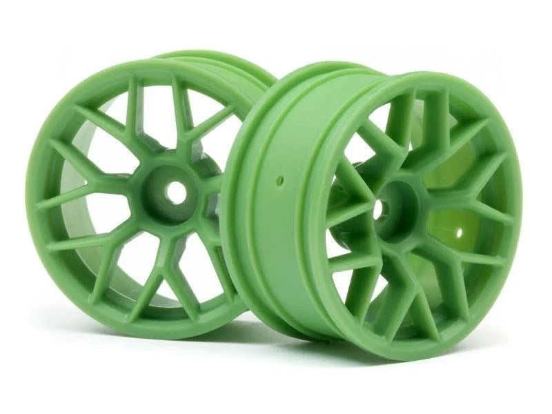 HPI Racing 111091 1/10 RR Wheel: WM 6mmOS Green (8324792287469)