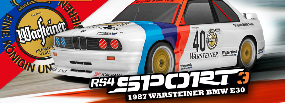 HPI 120103 EP RS RS4 SPORT 3 1987 WARSTEINER BMW E30 (8225556332781)