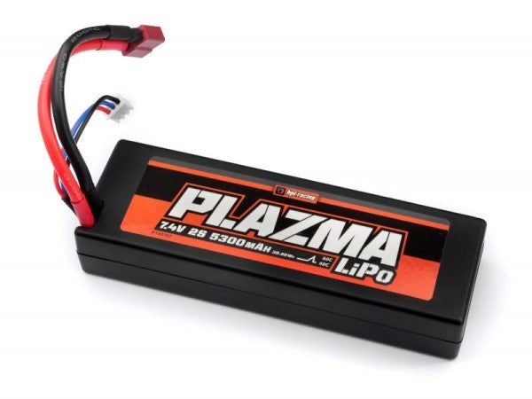 HPI Racing 160161 PLAZMA 2S 7.4V 5300mAh 40C LiPo - Hobby City NZ (8278307635437)