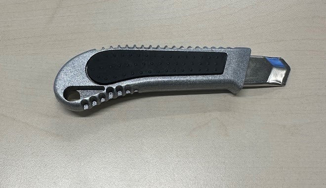 Helios - 18mm Aluminum Handle Hard Wearing 18mm Craft Pocket Snap Off Knife - Hobby City NZ