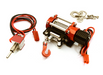 Integy C24659RED V2 Billet Machined Realistic Power Winch for 1/10 Crawlers (Red) (7521372078317)