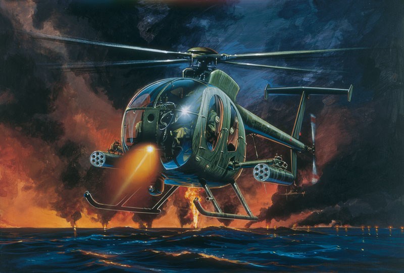 Italeri 17 1/72 AH-6 NIGHT FOX (8756628881645)