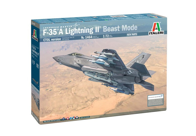 Italeri 1/72 1464 Lockeed F-35A Beast Mode