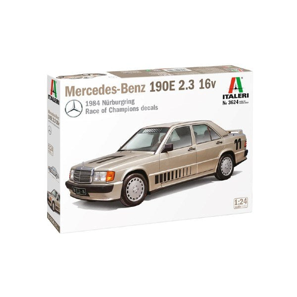 Italeri 3624 1/24 Mercedes-Benz 190E 2.3 16V - 1984 Nurburgring Race of Champions (7882815242477)