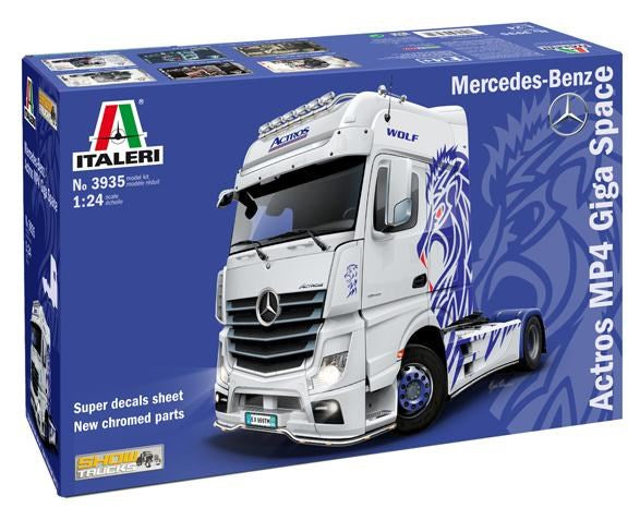 Italeri 3935 1/24 M.B. ACTROS MP4 GIGA SPACE SHOW (8278180200685)