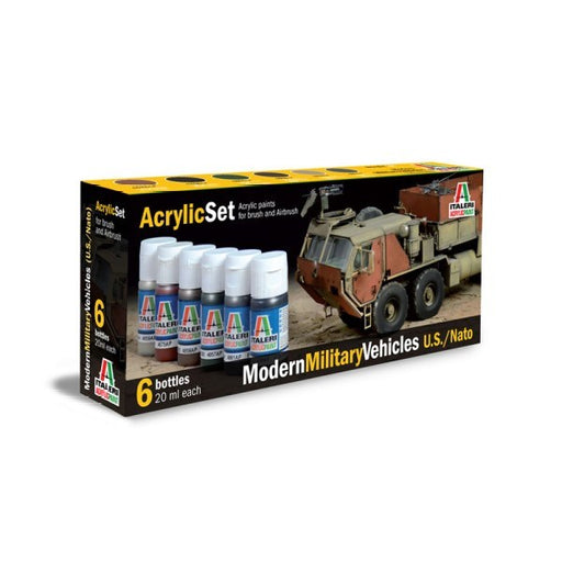 Vallejo by Italeri 442AP PAINT - MODERN MILITARY - 6 PCS - Hobby City NZ (8324798382317)