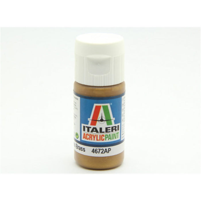 Vallejo by Italeri 4672AP Paint METAL GLOSS BRASS (8346782859501)