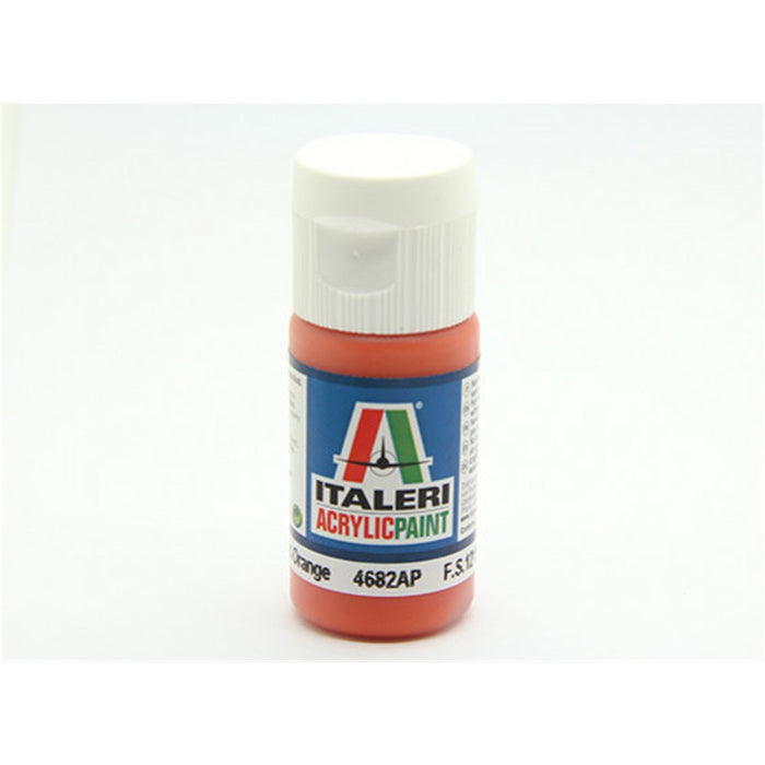 Vallejo by Italeri 4682 Gloss Orange (F.S. 12197) Acrylic 20ml (7546236666093)