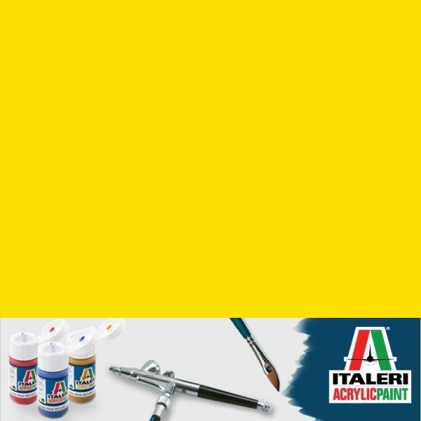 Vallejo by Italeri 4721 Flat Insignia Yellow (F.S. 33538) Acrylic 20ml (7546235257069)