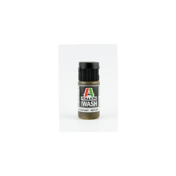 Vallejo by Italeri 4951 Model Wash: Dark Brown - Acrylic 20ml - Hobby City NZ (7546235519213)