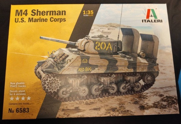 Italeri 6583 1/35 M4 SHERMAN U.S. MARINE CORPS - Hobby City NZ