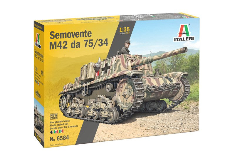 Italeri 1/35 6584 Semovente M42 Da 75/34 - Hobby City NZ (8219034976493)