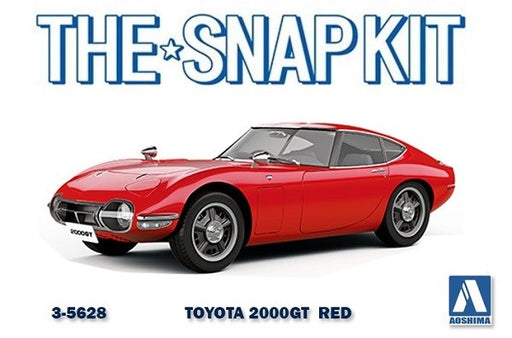 Aoshima 5628 1/32 TOYOTA 2000GT - SOLAR RED (8806064259309)