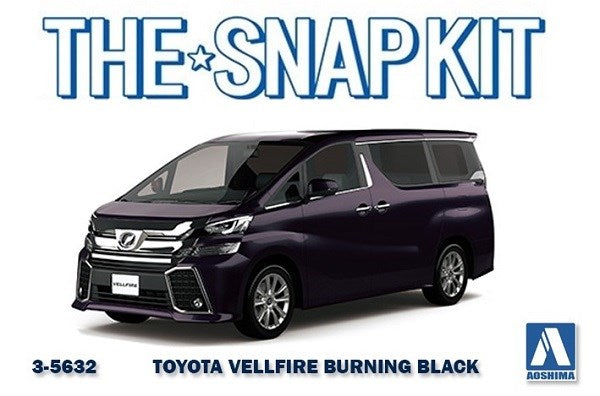 Aoshima 5632 1/32 TOYOTA VELLFIRE - CRYSTAL BLACK (8806064652525)