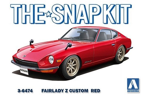 Aoshima 6474 1/32 NISSAN S30 FAIRLADY Z CUSTOM RED (8806069436653)