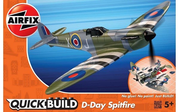 Airfix J6045 QUICK BUILD: D-Day Spitfire - Hobby City NZ (8339836305645)