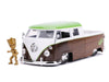 Jada 31202 1/24 HWR - '63 VW BUS W/GROOT (7654699401453)