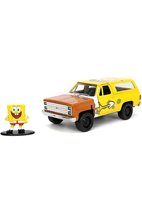 Jada JA31798 1/32 HWR 1980 CHEV BLAZER W/SPONGE BOB (8137530179821)