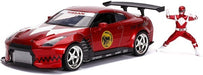 Jada 31908 1/24 HWR '09NISSAN GT-R W/RED RANGER (8294594117869)