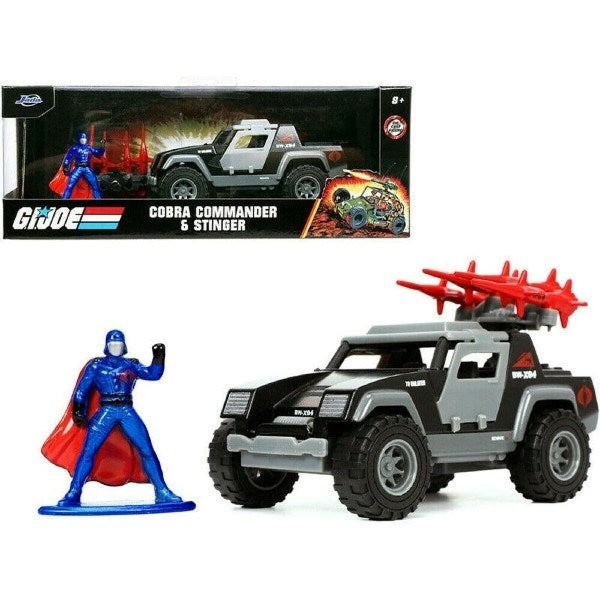 Jada 33085 1/32 Stinger w/Cobra Commander Figurine - G.I. Joe (8074181378285)