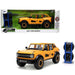 Jada 34025 1/24 2021 Ford Bronco (Orange) w/Wheel Rack - Just Trucks (8063965069549)