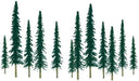 JTT Scenery 92012 154-1254mm Econo.Conifer(12) (8346420543725)