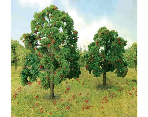 JTT Scenery 92038 Apple Trees 3" (75mm) - 2pk - Hobby City NZ (8324797464813)