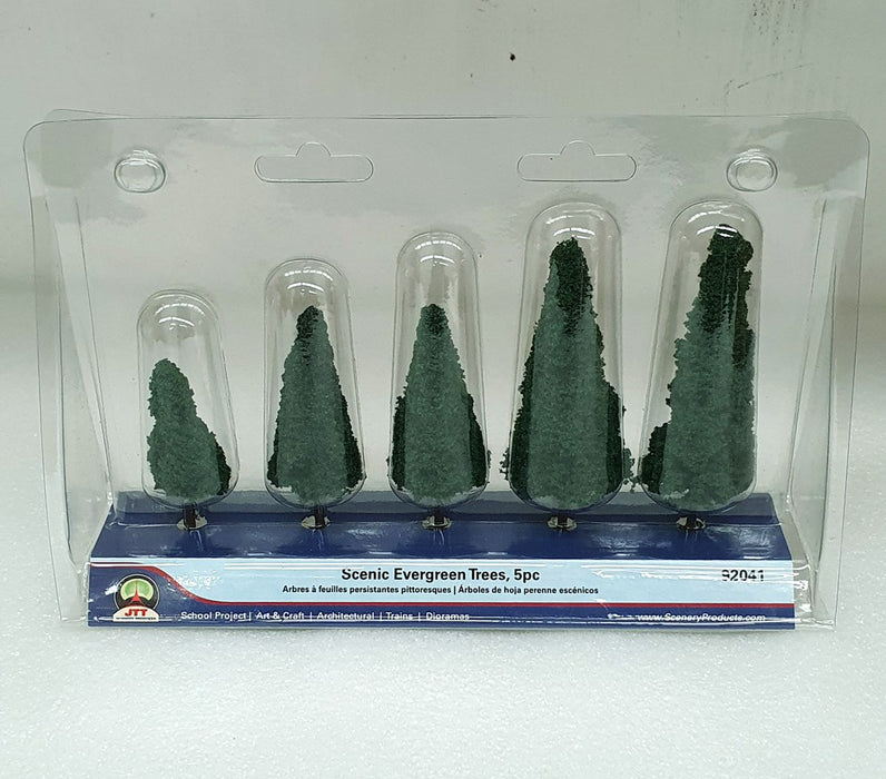 JTT Scenery 92041 62-112mm Evergreen Trees (5pk) - Hobby City NZ (8531204833517)