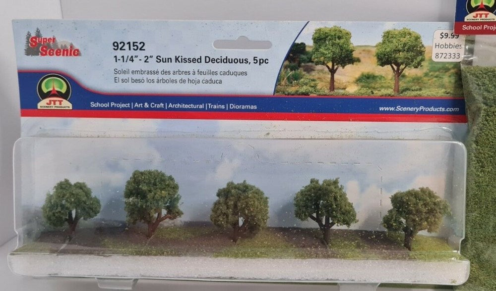 JTT Scenery 92152 Sun Kissed Deciduous 1- 2" (5) (8346421330157)