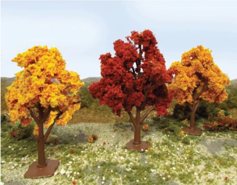 JTT Scenery 92219 Autumn Deciduous 50- 57mm(4) (8346421919981)