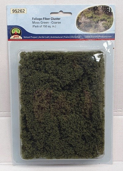 JTT Scenery 95262 Moss Green Coarse (8324668260589)