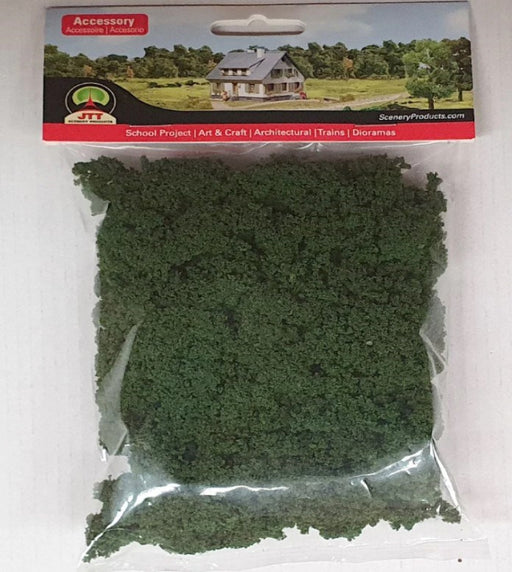 JTT Scenery 95267 Shrubs Medium Green 20 cu in. (8346423525613)