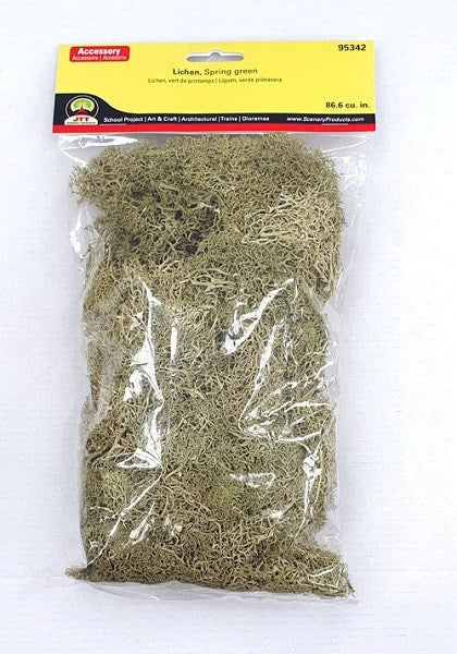 JTT Scenery 95342 Lichen Spring Green - Bagged (8324797661421)