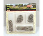 JTT Scenery 95351 Pre-Painted Rocks: Surface Rocks - 4pk (8531204276461)