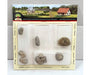 JTT Scenery 95353 Pre-Painted Rocks: Boulders - 8pk (8324797694189)