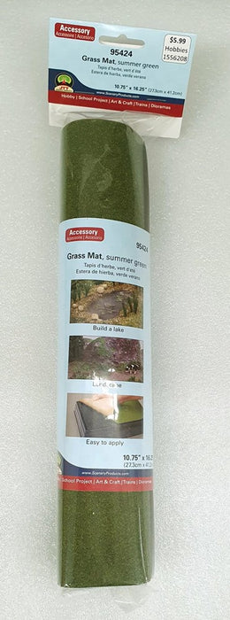 JTT Scenery 95428 Grass Mat Medium Grn 27x41cm (8346423754989)