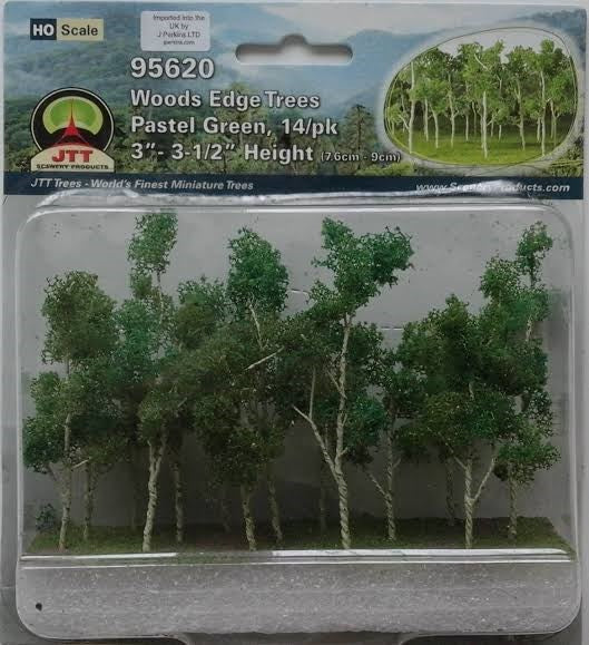 JTT Scenery 95620 1/100 Wood Edge Trees P Green - Hobby City NZ (8324630773997)