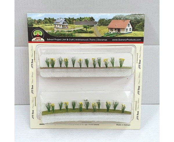 JTT Scenery 95683 Daffodils and Snow Drops (HO Scale) - 24pk (8324798152941)