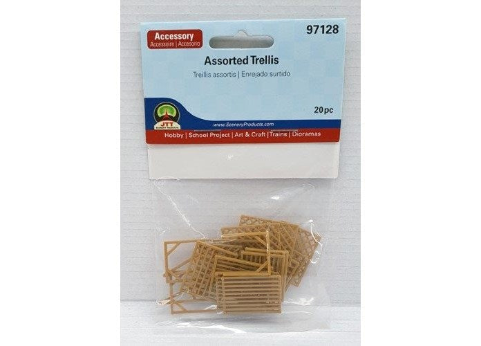 JTT Scenery 97128 Assorted Trellis (20) (8346424738029)