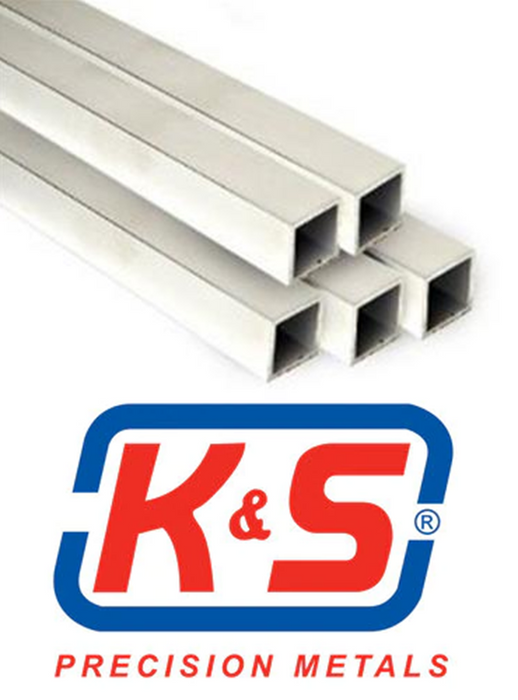 K&S 3013 (83013) SQ ALUM TUBE 3/16X.014 WALL (7537694933229)