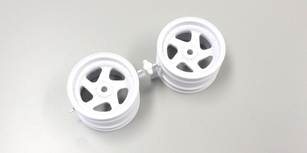 Kyosho OTH244W Optima 43mm 5 Spoke Wheel White - Hobby City NZ (8324747329773)